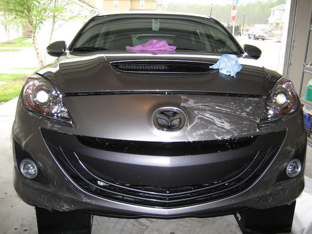Clear bra on mazda Clear bra on mazda