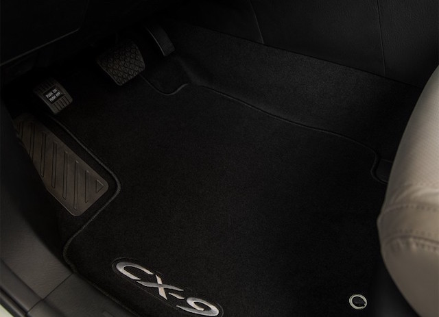carpeted floor mats