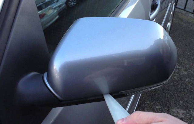 Replace mazda mirror cover Replace mazda mirror cover