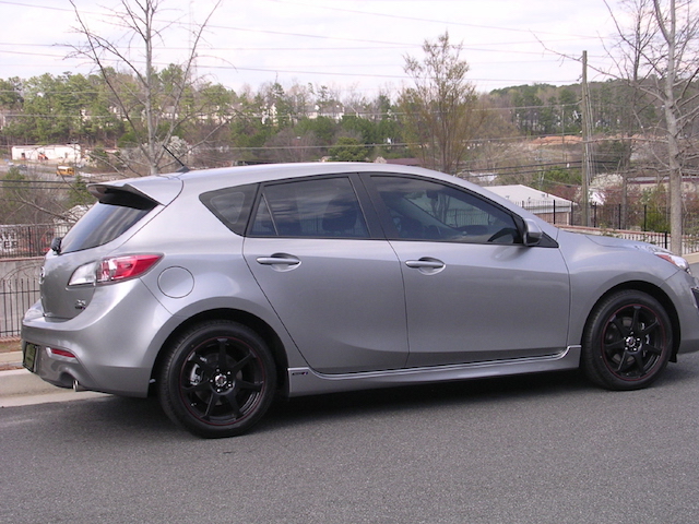 Window tint on mazda Window tint on mazda