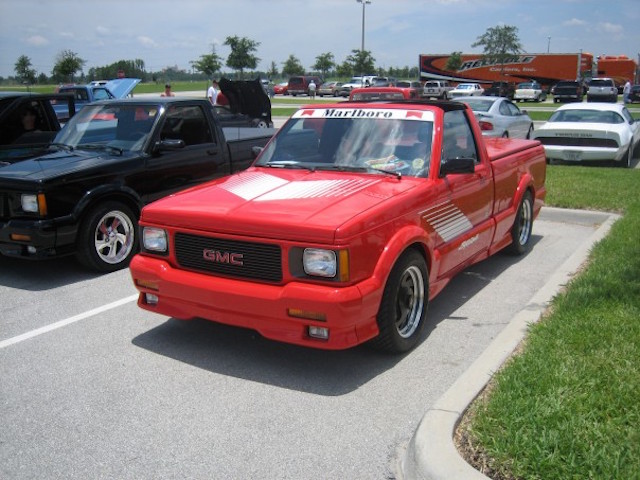Red GMC Syclone