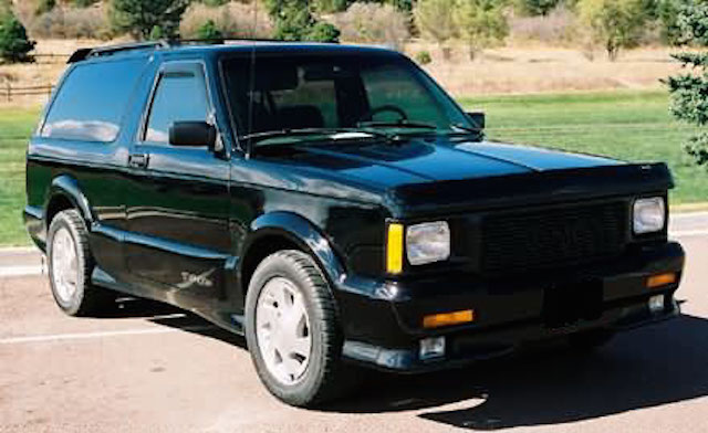 Black GMC Typhoon