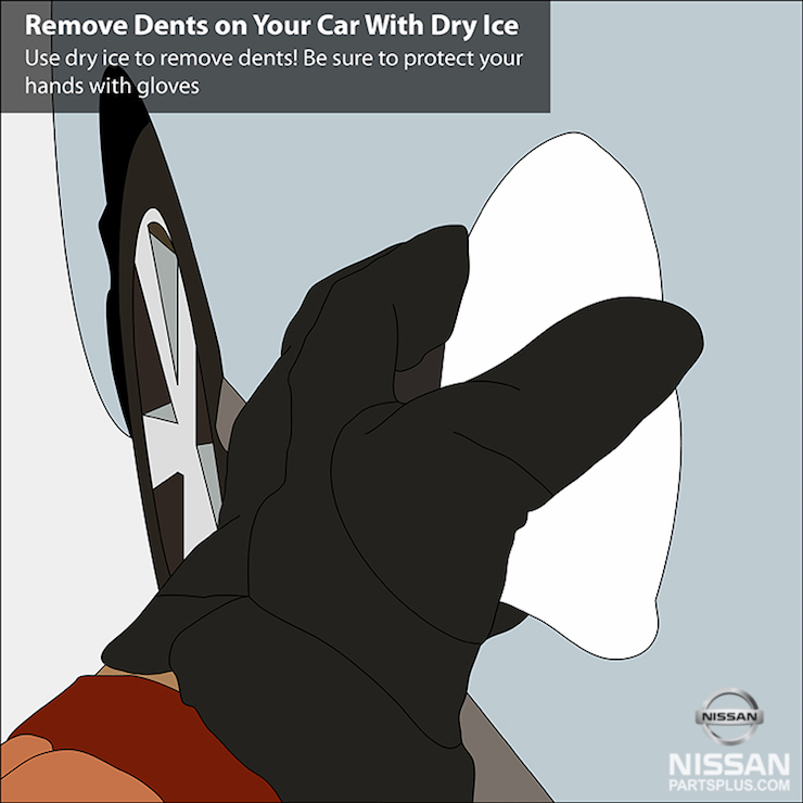 Dry ice dent hack Dry ice dent hack