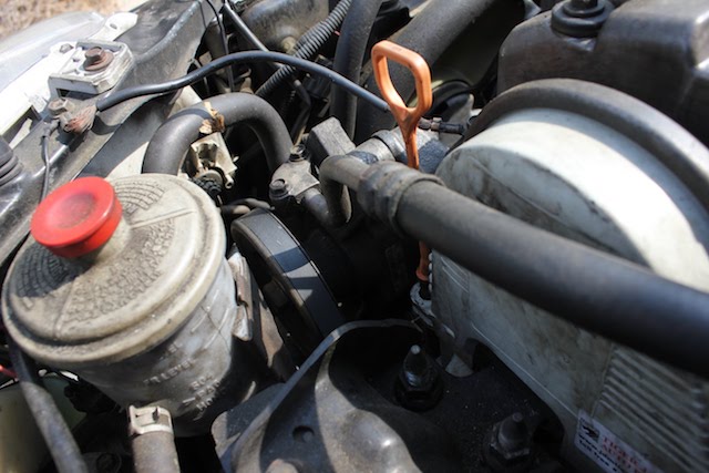 Broken steer pump