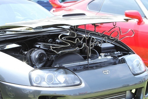 4th Gen Supra open hood 4th Gen Supra open hood