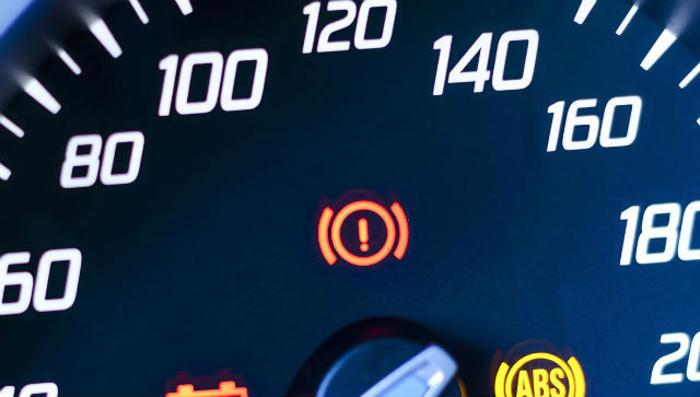 Brake warning light Brake warning light