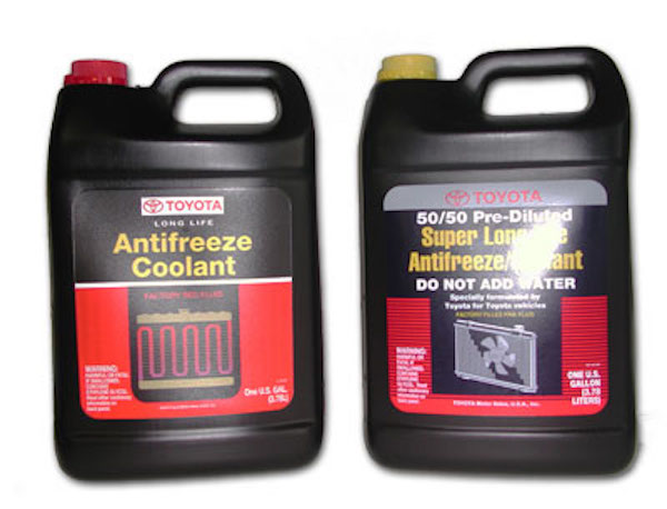 Engine coolant jug Engine coolant jug