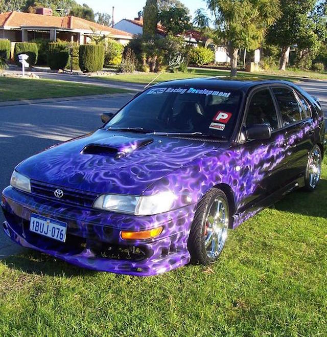 Crazy paint Corolla Crazy paint Corolla