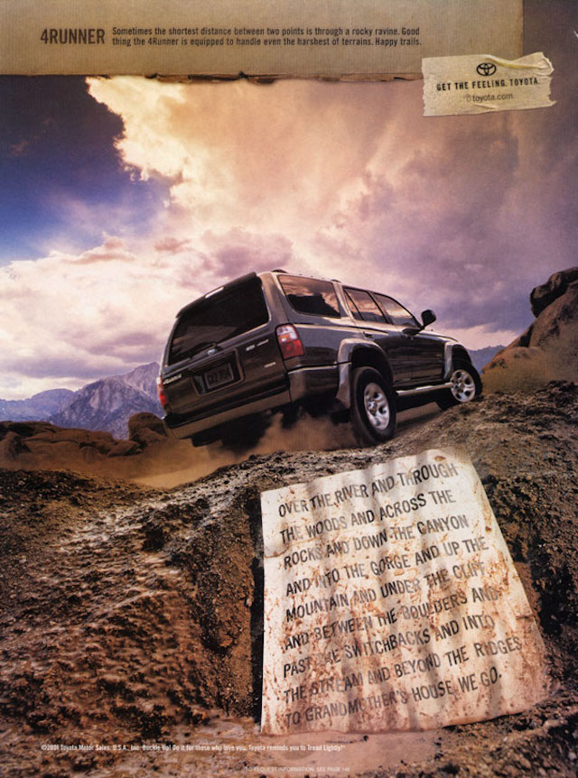 Distance 4Runner ad Distance 4Runner ad