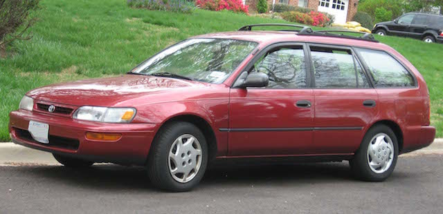 Corolla wagon red Corolla wagon red