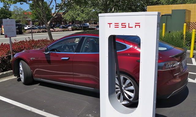 Charging Tesla
