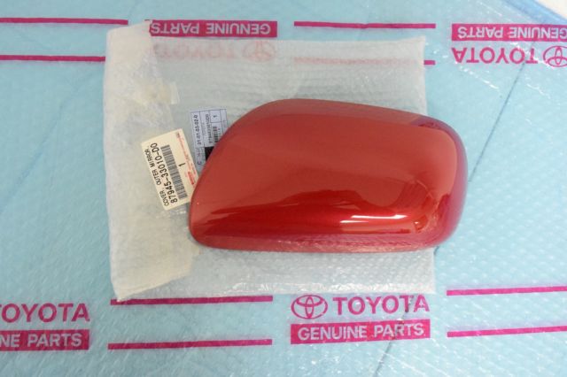 red Toyota mirror cover red Toyota mirror cover