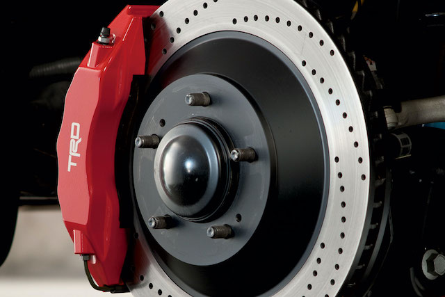 TRD calipers installed