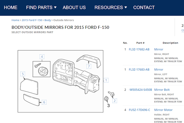 Fi50 mirror replace