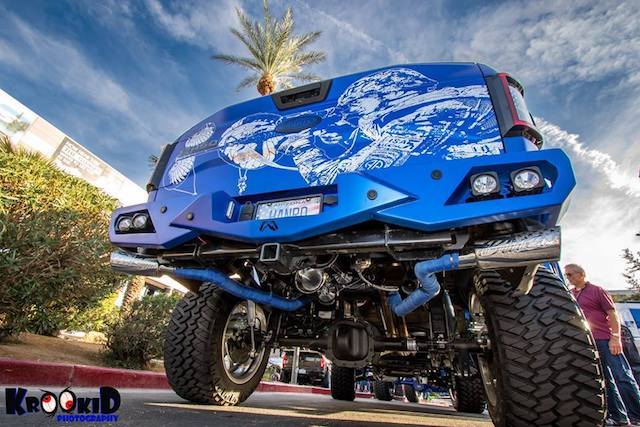 Custom lifted blue Ford Custom lifted blue Ford