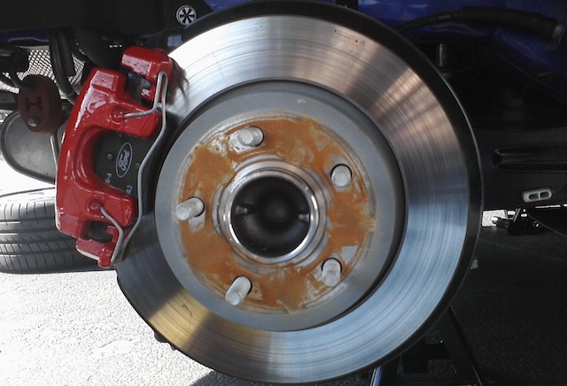 Ford brake rotor install