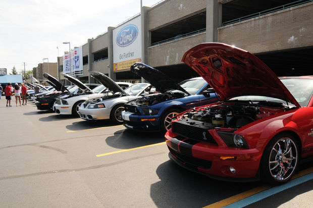 2013 Woodward Dream Cruise Mustang Alley - Photos and Video