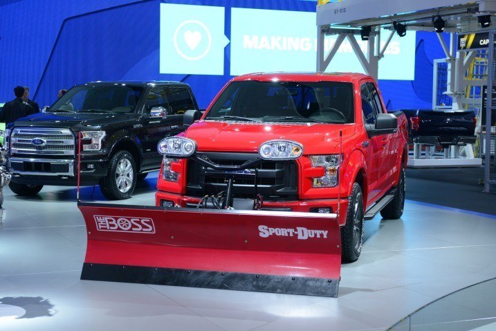 F-150 with Plow Option Optional Snow Plow