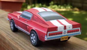 Paper model back
