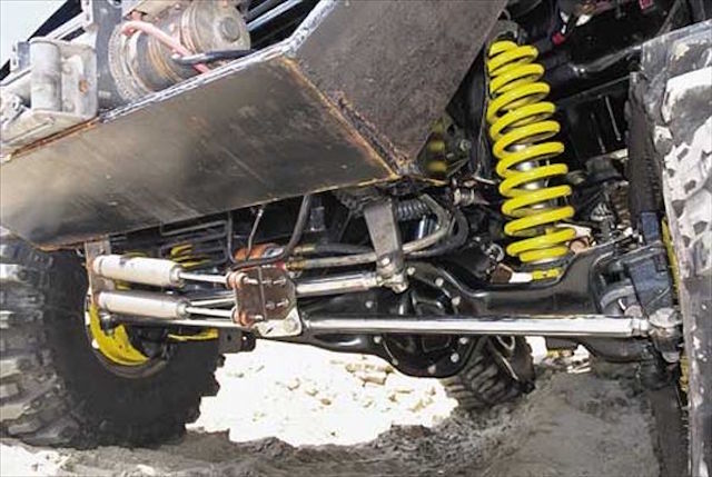 Cool mod Bronco yellow springs Cool mod Bronco yellow springs