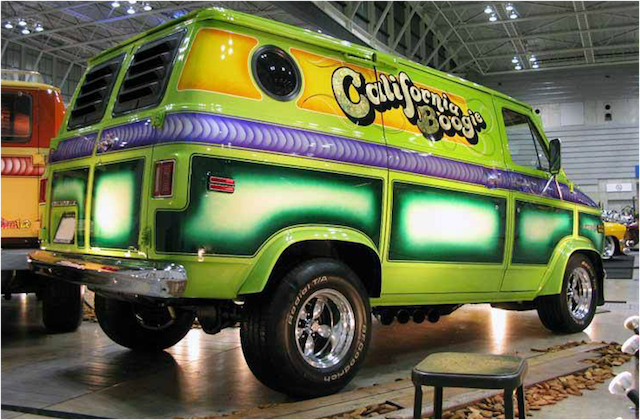 Wild chevy van paint 5