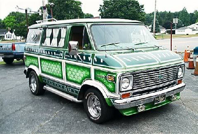 Wild chevy van paint 1