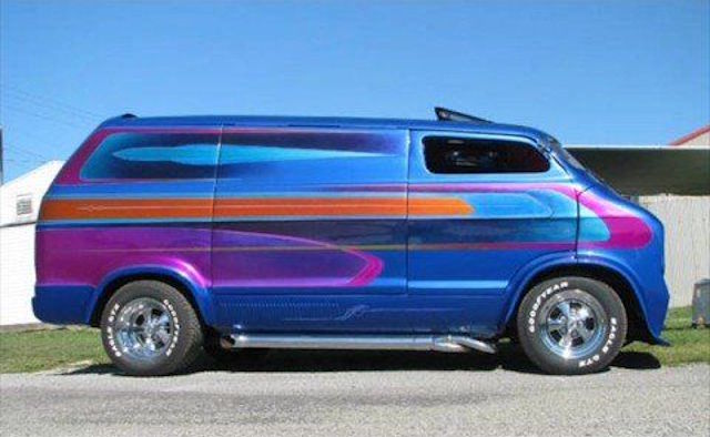 Wild chevy van paint 6