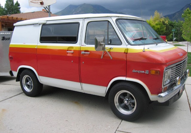 Wild chevy van paint 8