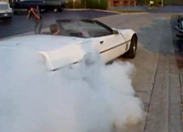 Corvette burnout 11