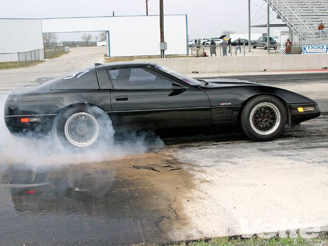 Corvette burnout 12