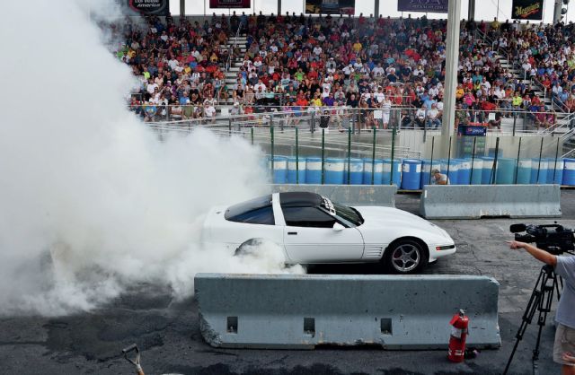 Corvette burnout 13