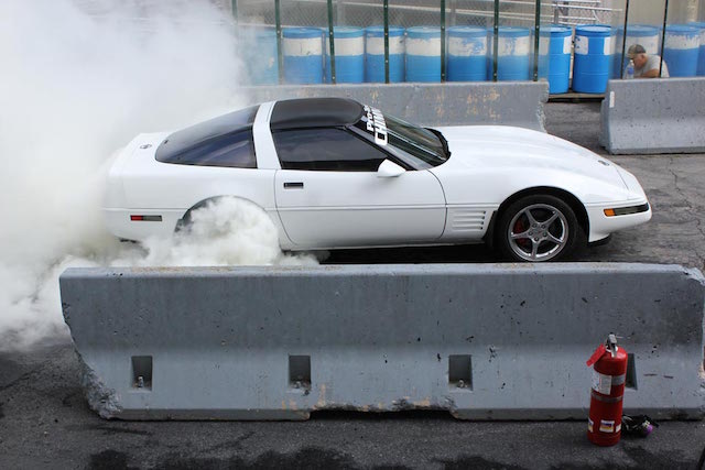 Corvette burnout 4