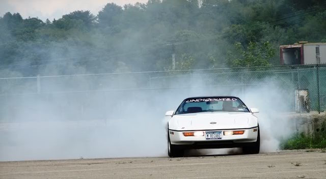 Corvette burnout 5