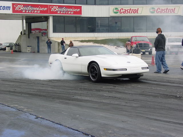 Corvette burnout 6