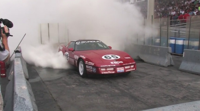 Corvette burnout 7