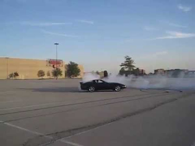 Corvette burnout 9