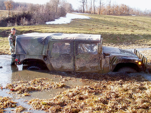 Mud bath Hummer