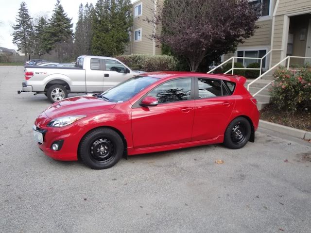 Winter kit red mazda