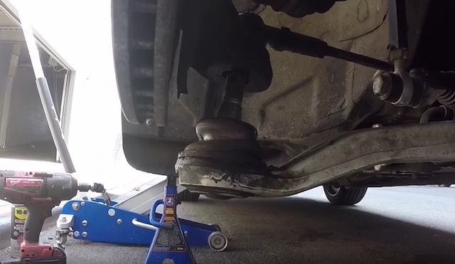 Replace lower control arm Replace lower control arm