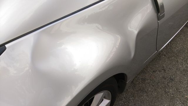 damaged fender