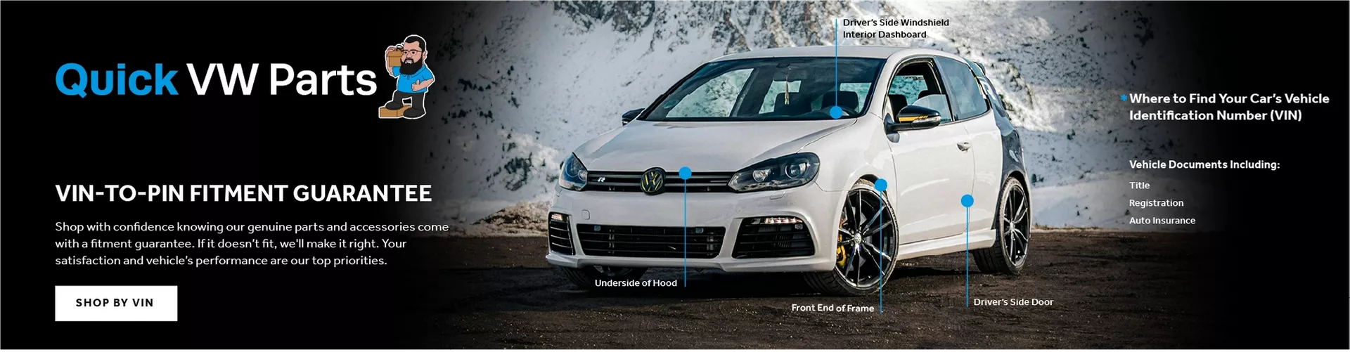 Guarantee Fitment with Your VW's VIN