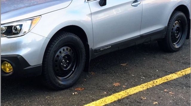 Steel wheel subaru