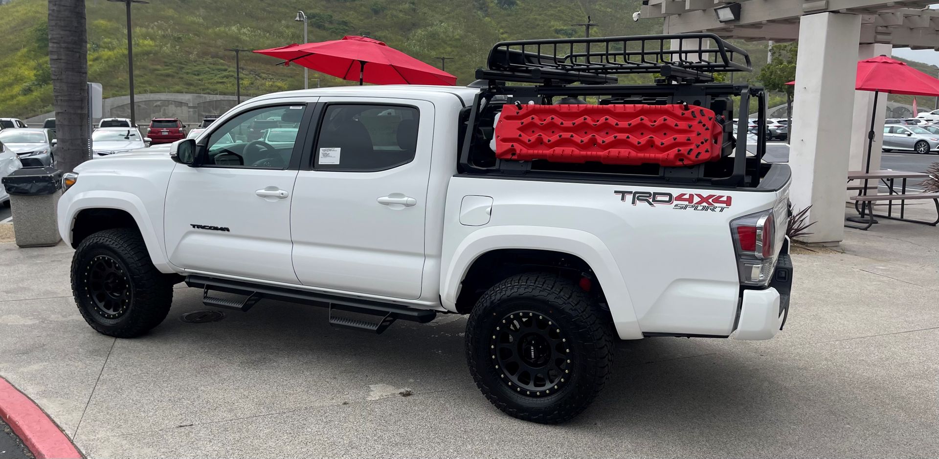 Toyota Tacoma with Overlander Rack Toyota Tacoma with Overlander Rack
