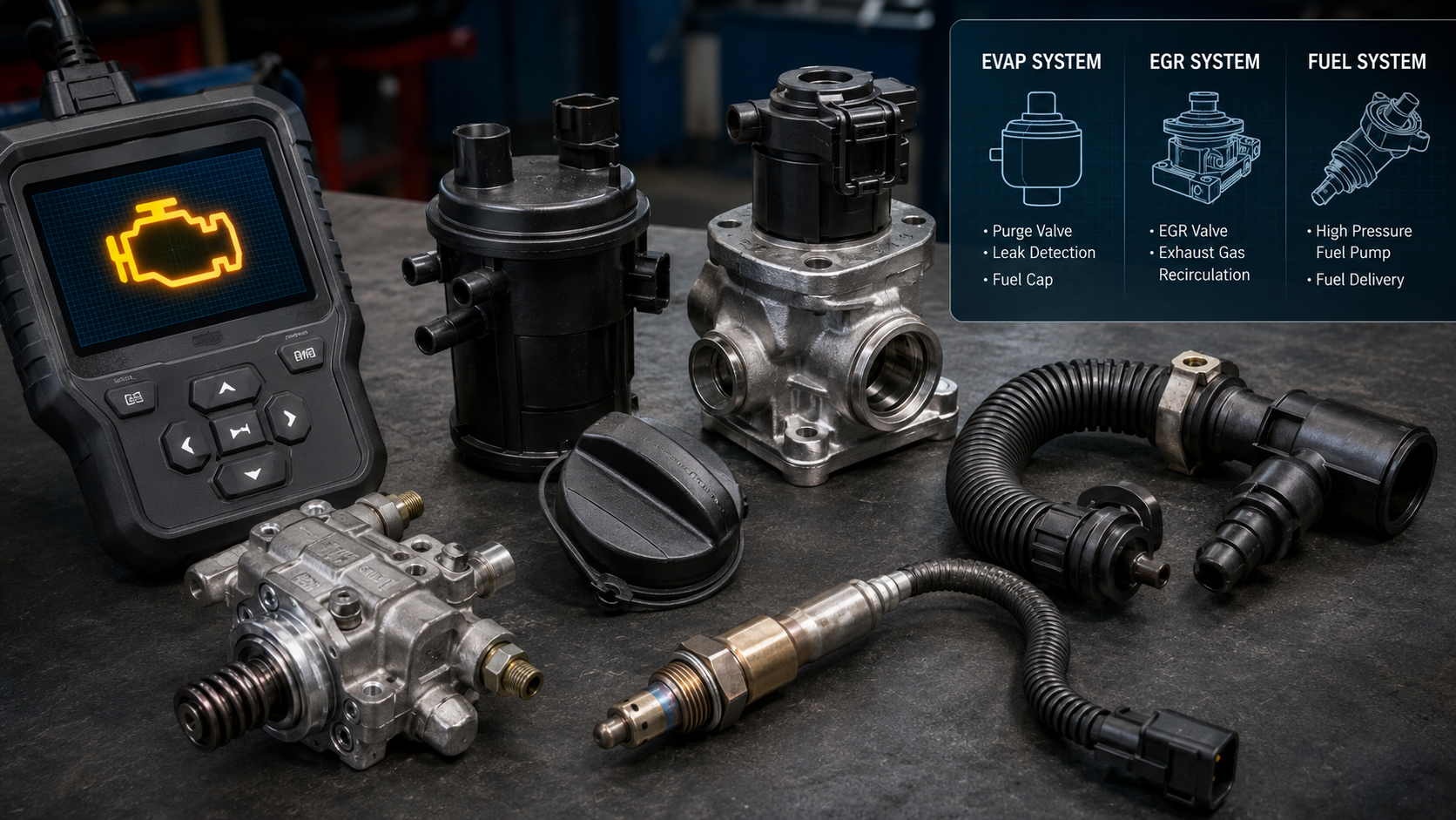 Audi A4 Check Engine Light - EVAP, EGR & Fuel Parts