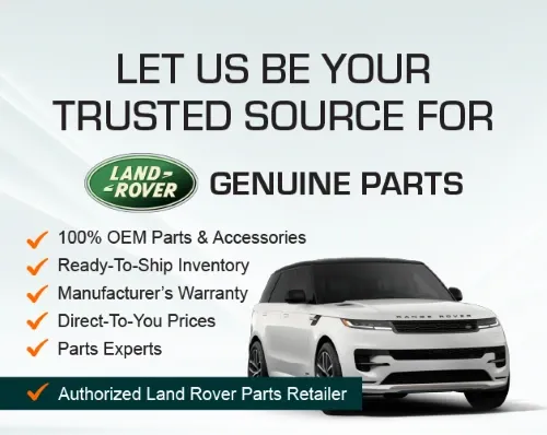 Genuine OEM Land Rover parts and accessories from an authorized Land Rover dealer