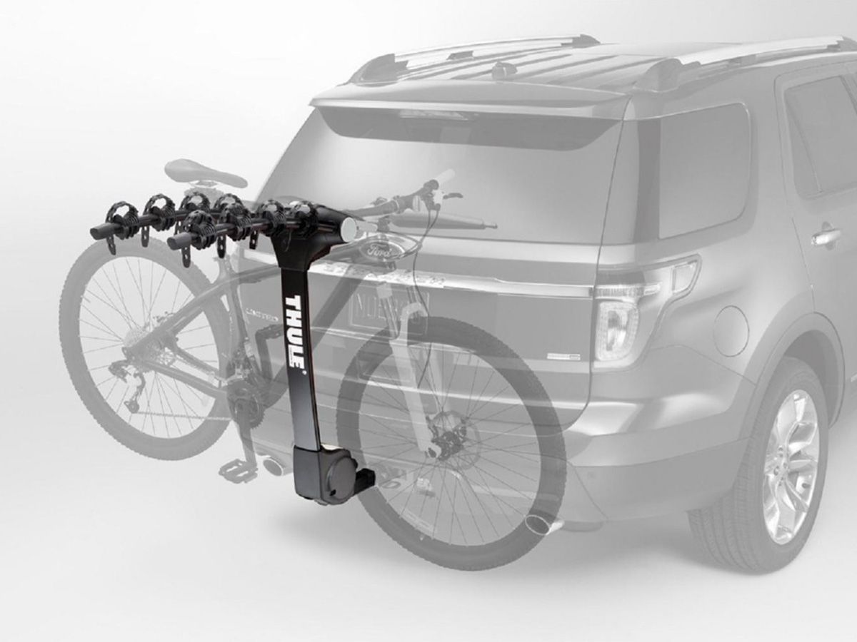 VM1PZ-7855100-BA Thule Hitch-Mounted 4-Bike Carrier 