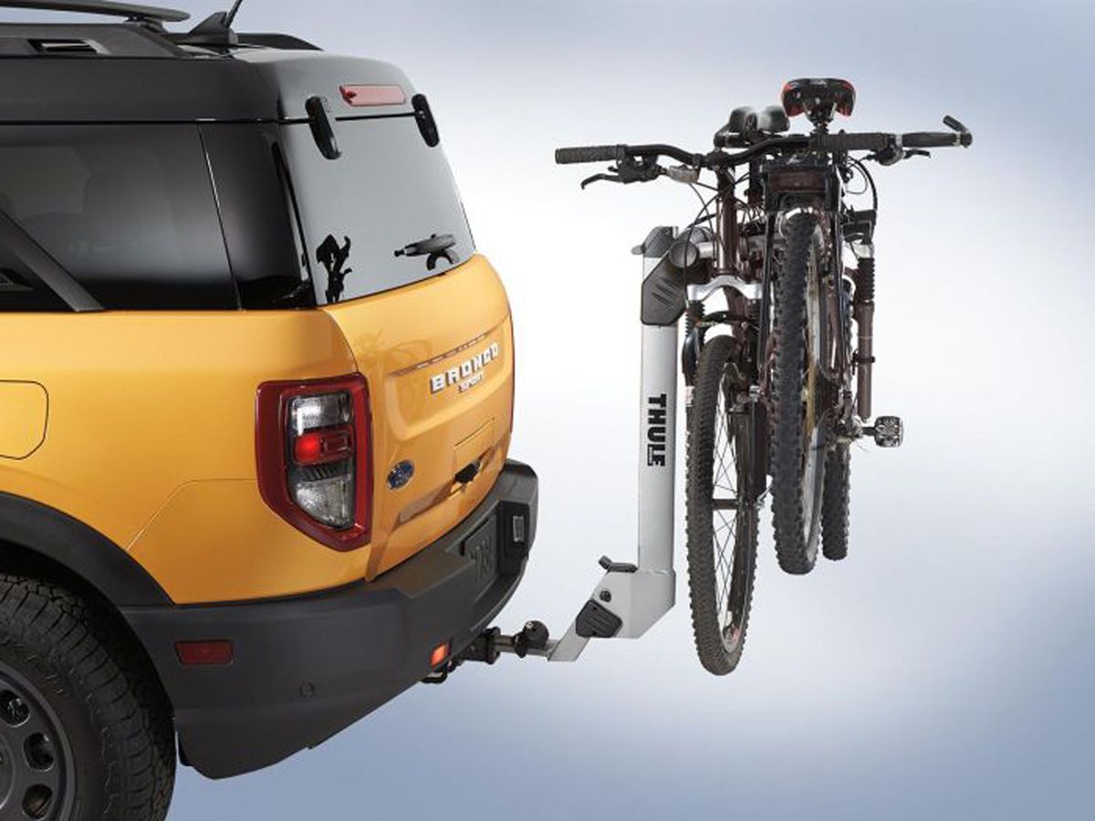 VM1PZ-7855100-CA Thule Hitch-Mounted Lightweight 2-Bike Carrier 