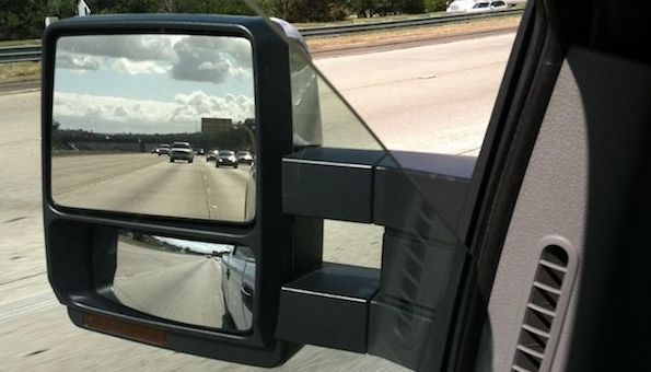 Truck mirror arms