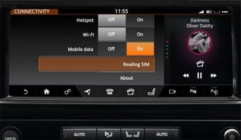 OEM Land Rover radio