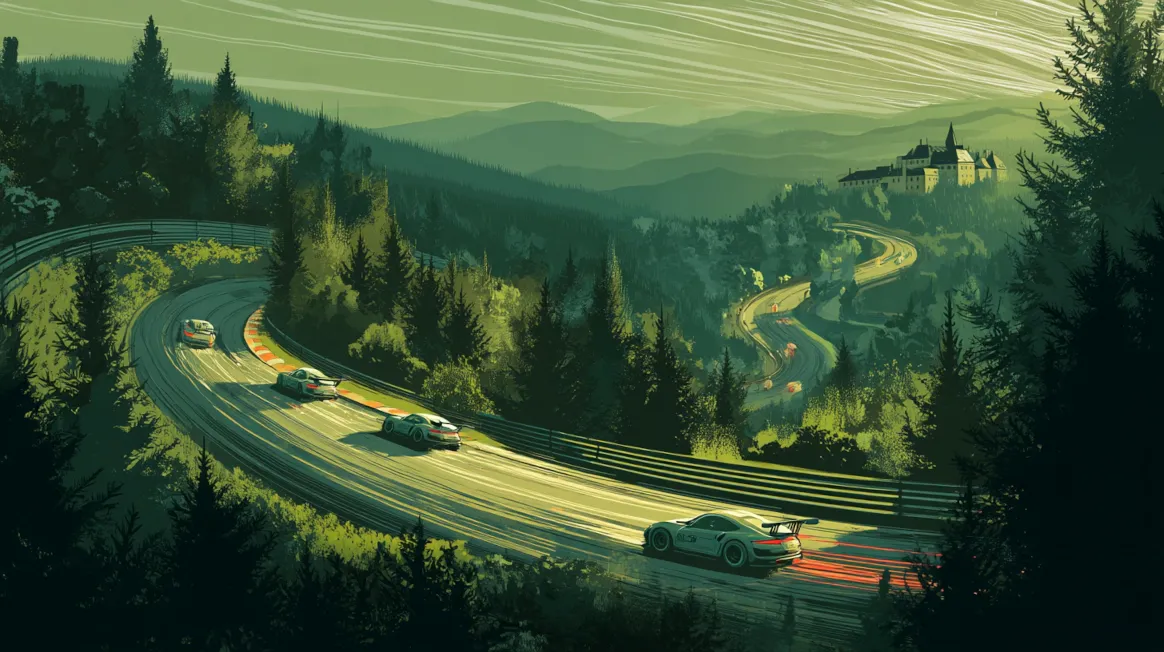 Nürburgring Nordschleife Forest Section